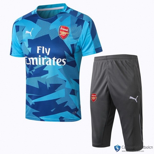 Camiseta Entrenamiento Arsenal Conjunto Completo 2017-18 Azul